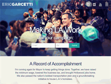 Tablet Screenshot of ericgarcetti.com